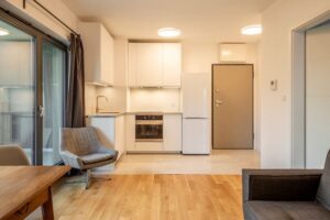 Interior of a modern micro-apartment