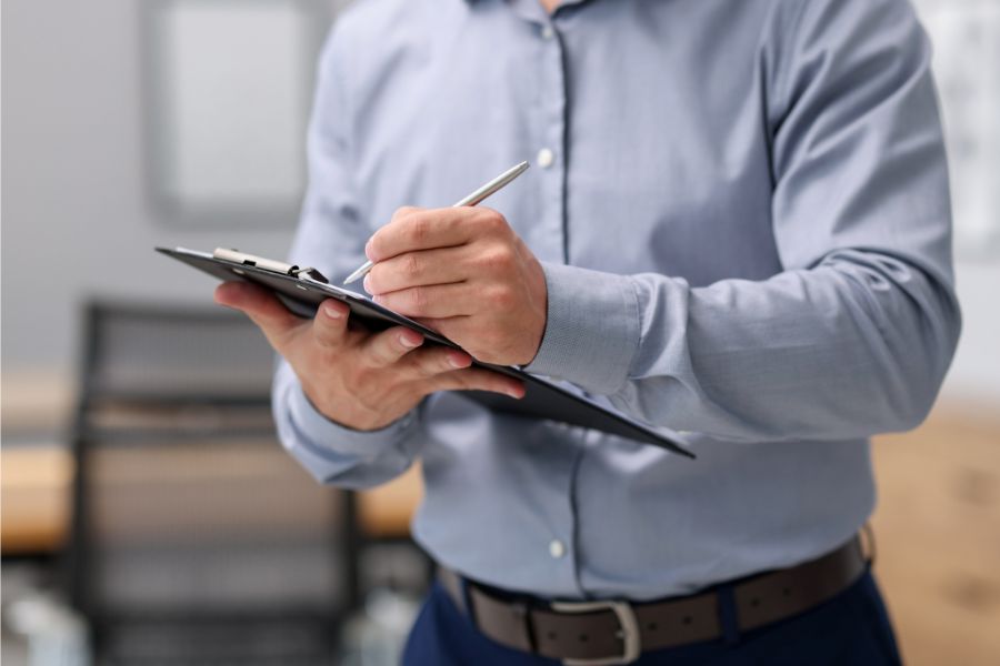 Property Manager conducting an investment property health check